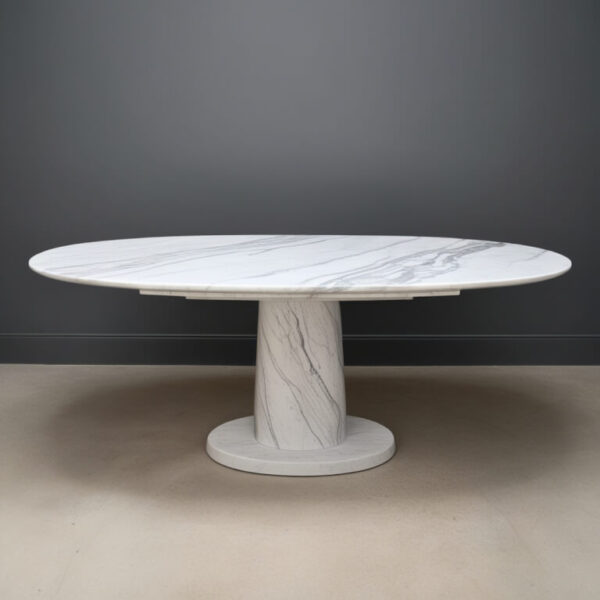 Venato White Marble 8 Seater Dining Table