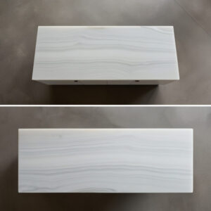 White Crystal Onyx Countertop