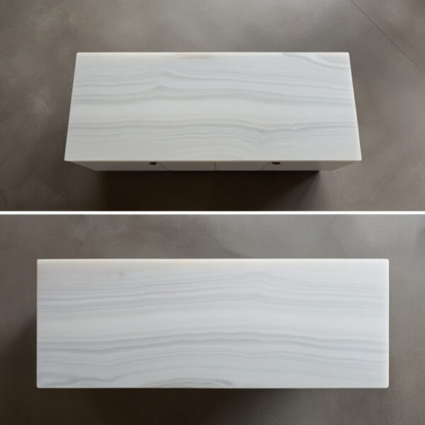 White Crystal Onyx Countertop