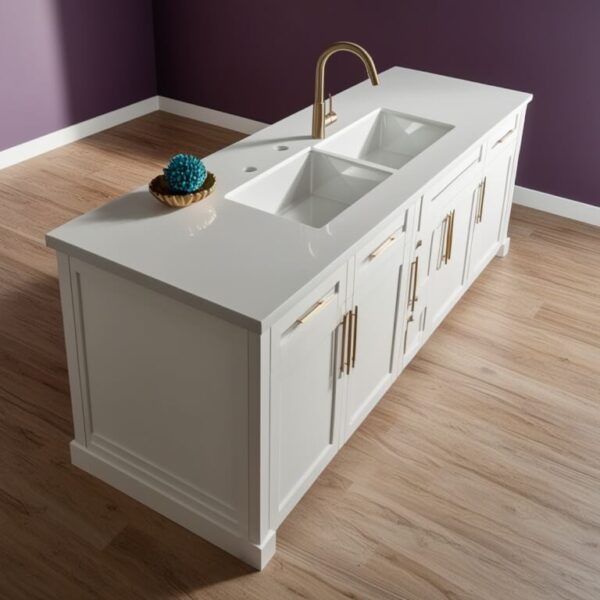 White Macaubas Quartzite Countertop