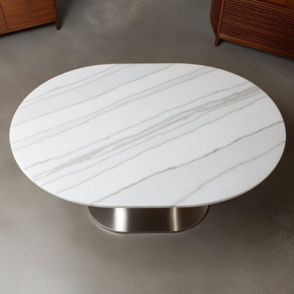White Sand Quartzite 8 Seater Dining Table