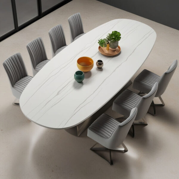 White Sand Quartzite Dining Table - Image 3
