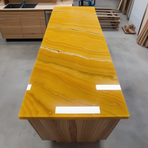 Yellow Onyx Countertop - Image 3