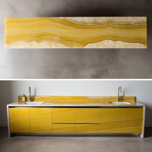 Yellow Onyx Countertop - Image 4