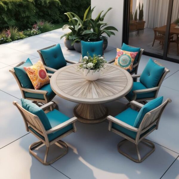 8 Seater Outdoor Table - Image 4