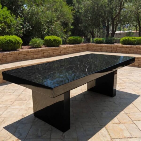 Absolute Black Granite Outdoor Table