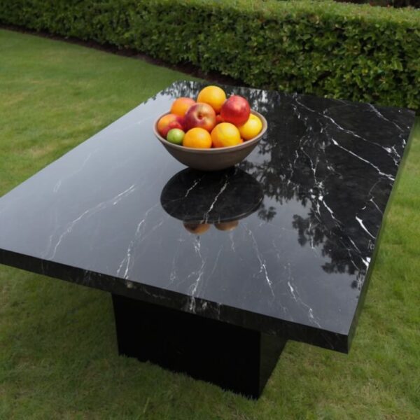 Absolute Black Granite Outdoor Table - Image 2