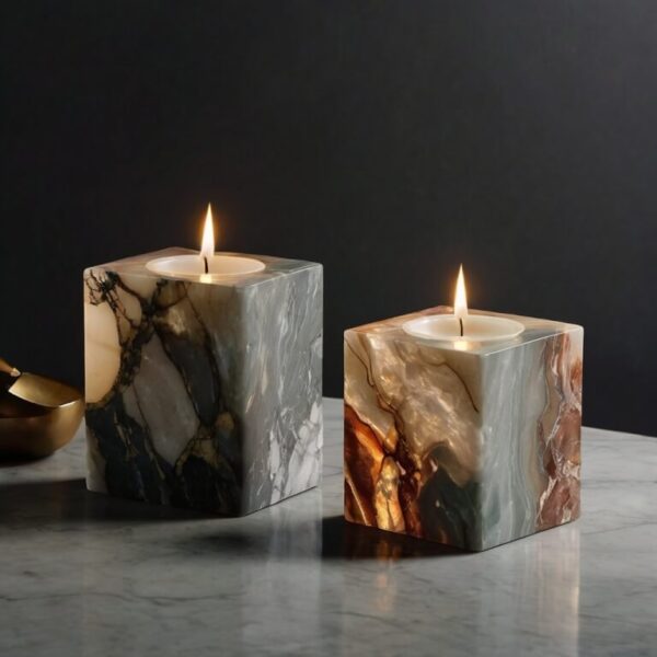 Acrylic Candle Holders - Image 2