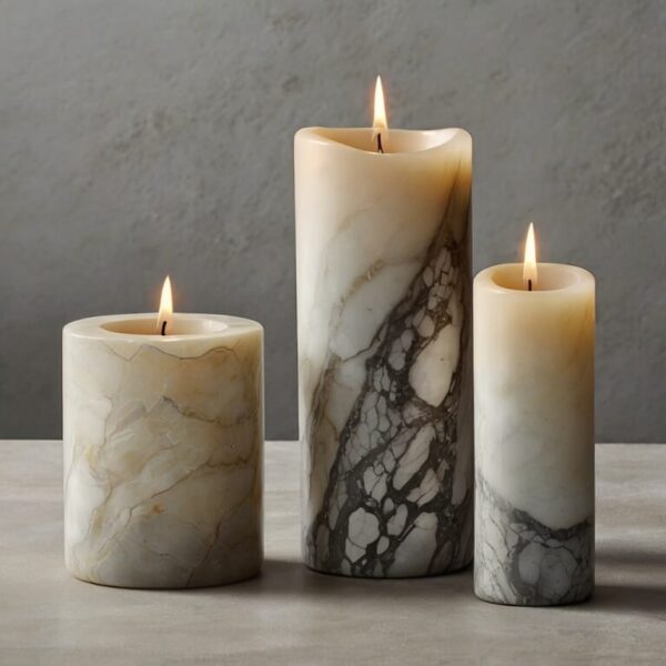 Alabaster Candle Holders - Image 2