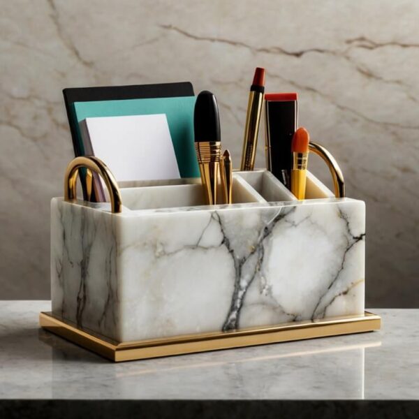 Alabaster Desk Organizer - Image 4