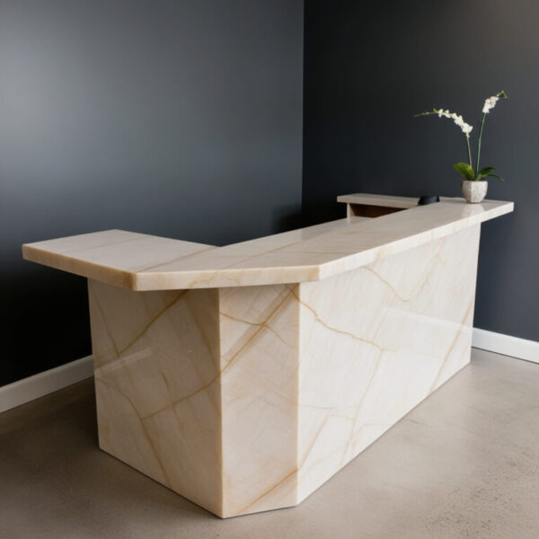 Alabaster Reception Desk