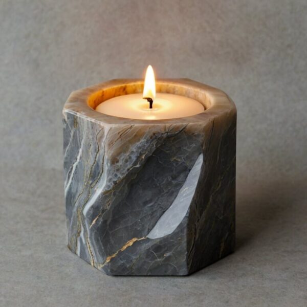 Alaska Quartzite Candle Holders - Image 4