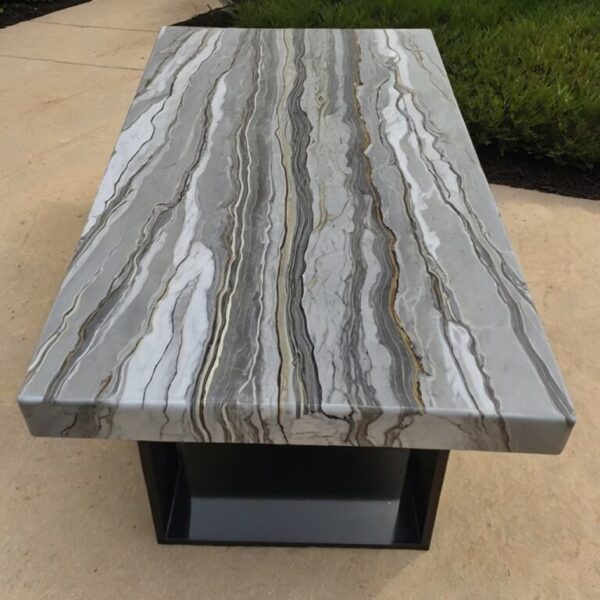 Alaska Quartzite Outdoor Table - Image 2