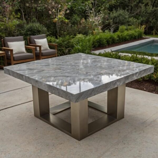Alaska Quartzite Outdoor Table - Image 3