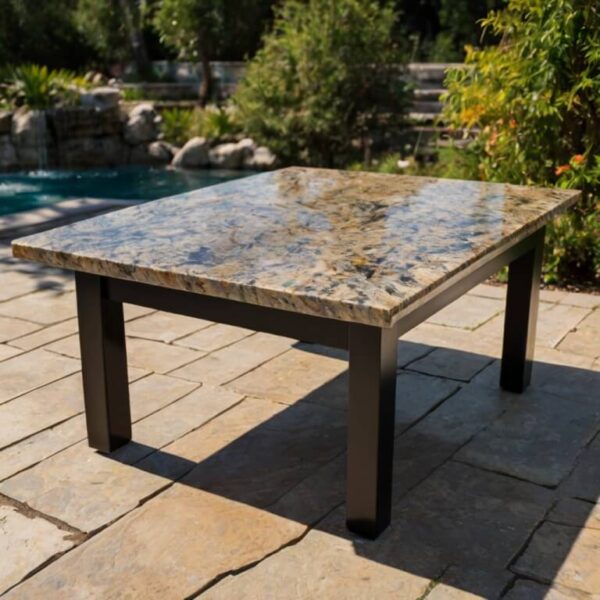 Almondine Granite Outdoor Table