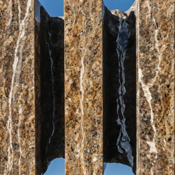 Almondine Granite Outdoor Table - Image 4