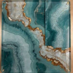 Aqua Onyx Tray