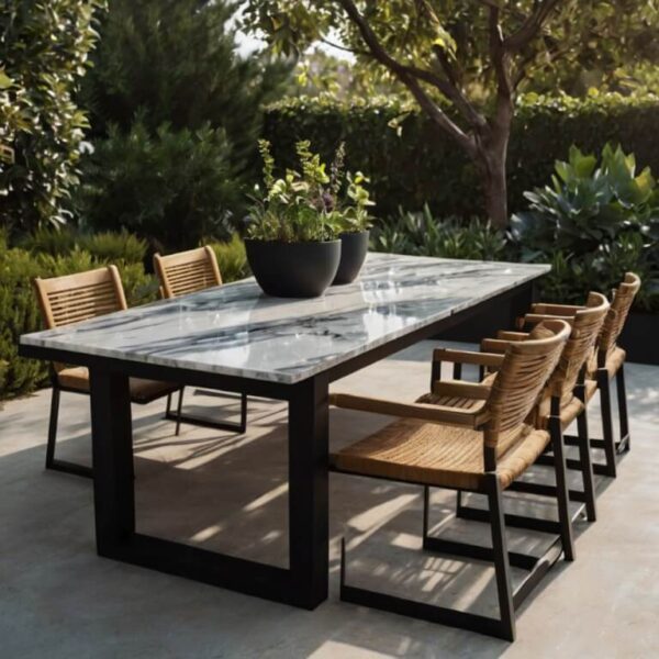 Backyard Outdoor Table Setting Ideas