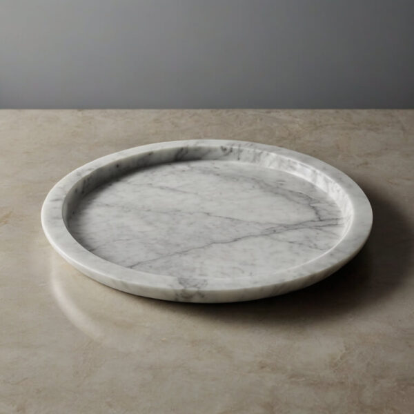 Bianco Carrara C Marble Tray - Image 3