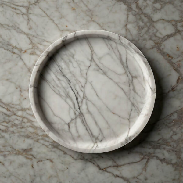 Bianco Carrara C Marble Tray - Image 4