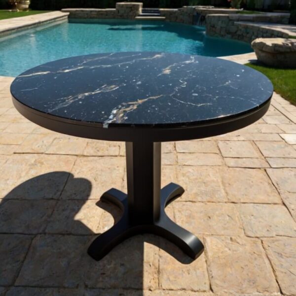 Black Galaxy Granite Outdoor Table