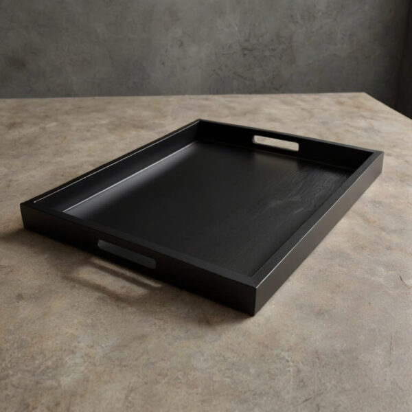 Black Rectangle Tray - Image 4