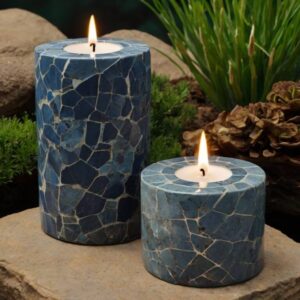 Bluestone Candle Holders