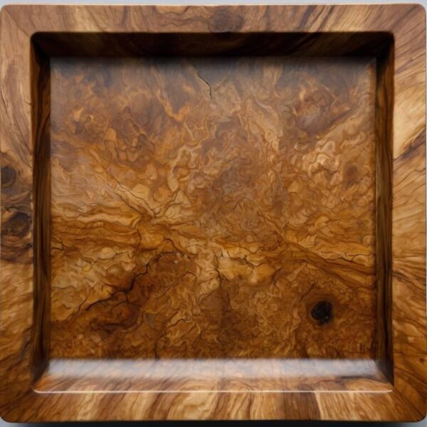 Burl Wood Tray - Image 4