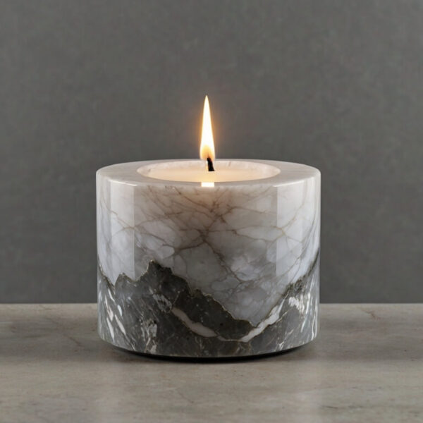 Caesarstone Snow Quartz Candle Holders - Image 4