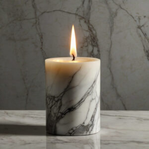 Calacatta Borghini Marble Candle Holders