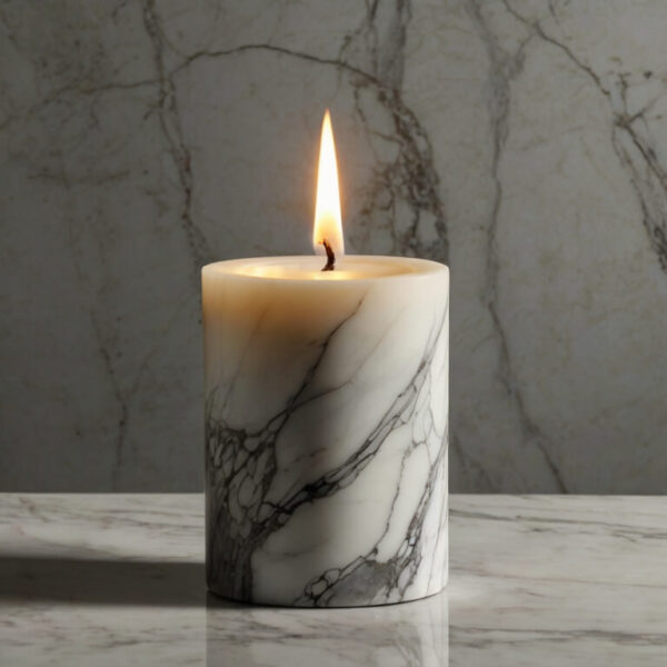 Calacatta Borghini Marble Candle Holders