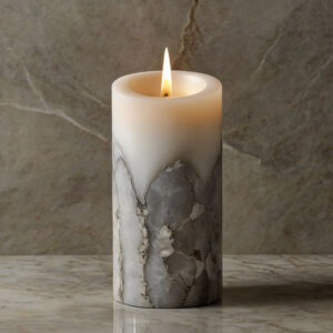 Cambria Brittanicca Quartz Candle Holders