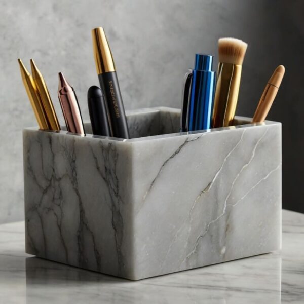 Cararra Quartzite Desk Organizer - Image 2