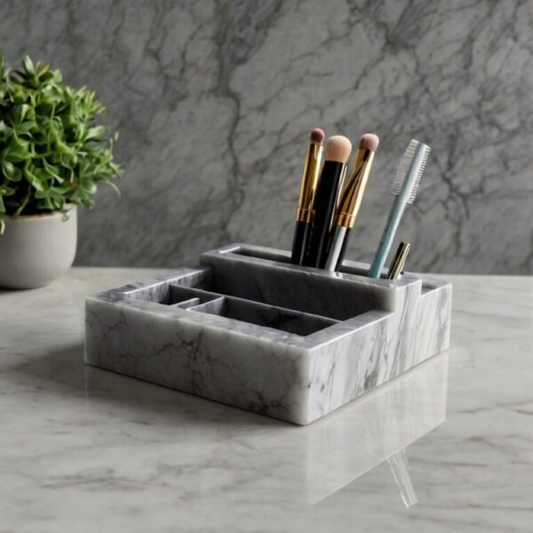 Cararra Quartzite Desk Organizer - Image 3
