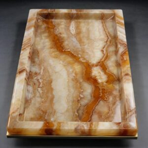 Champagne Onyx Tray