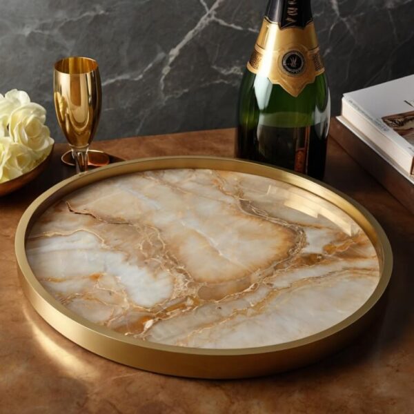 Champagne Onyx Tray - Image 4
