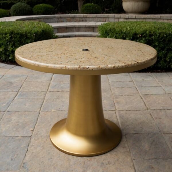 Colonial Gold Granite Outdoor Table - Image 2