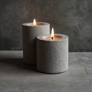 Concrete Candle Holders