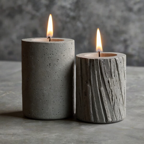 Concrete Candle Holders - Image 2