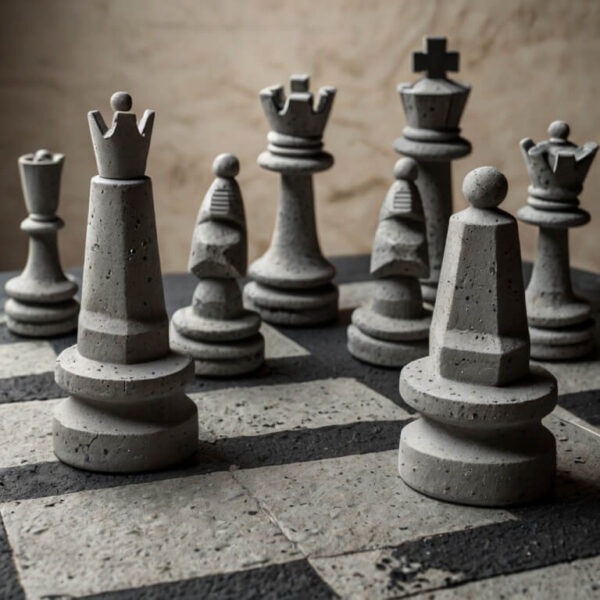 Concrete Chess Set - Image 2