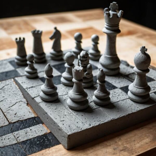 Concrete Chess Set - Image 3