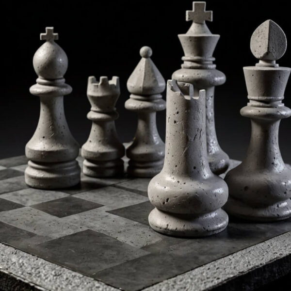 Concrete Chess Set - Image 4