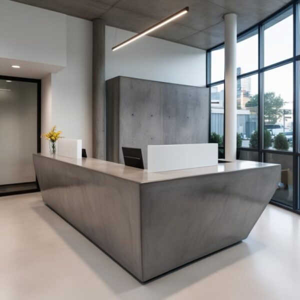 Concrete Reception Desk - Image 2