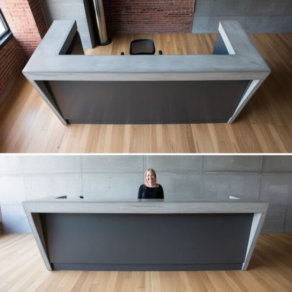 Concrete Reception Desk - Image 4