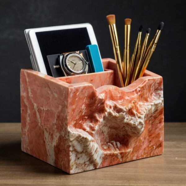 Coral Stone Desk Organizer - Image 2