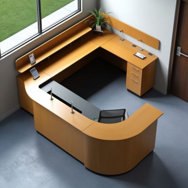 Corner Reception Desk - Image 4