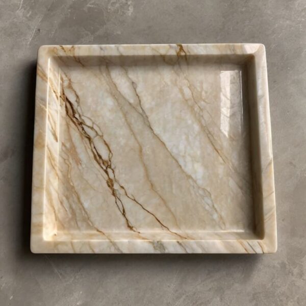 Crema Marfil Marble Tray - Image 2