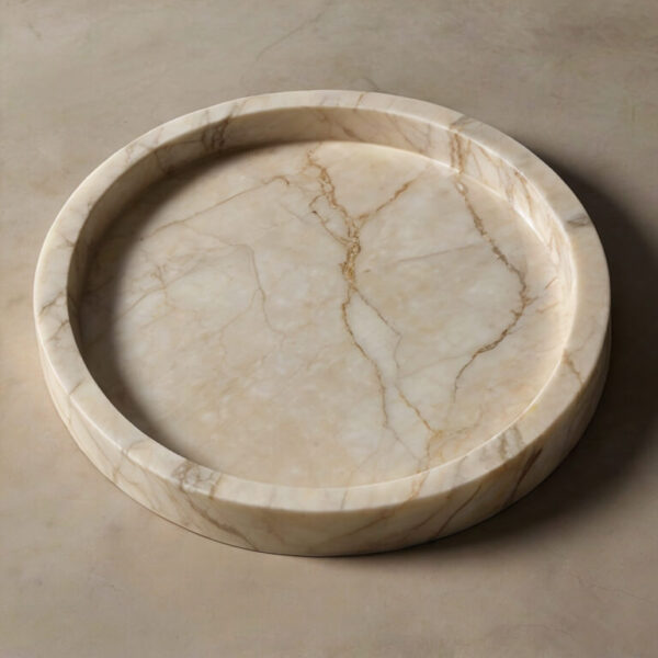 Crema Marfil Marble Tray - Image 4