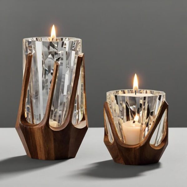 Crystal Candle Holders - Image 2