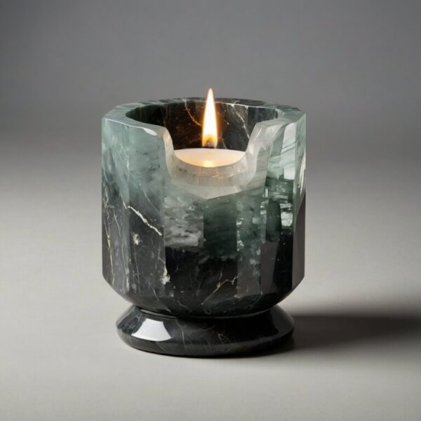 Crystal Quartzite Candle Holders - Image 2